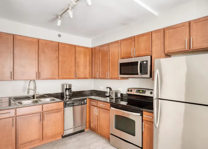 Loop 1br W Pool Gym Lounge Nr Riverwalk Chi-634 Апартаменты