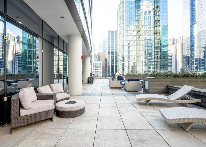 Loop 1br W Pool Gym Lounge Nr Riverwalk Chi-634 * Чикаго